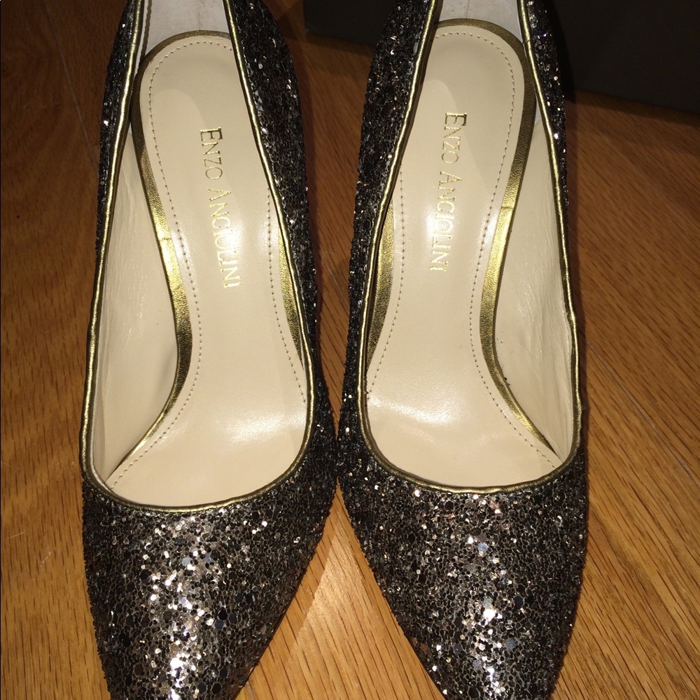 Enzo Angiolini Sequined Pumps